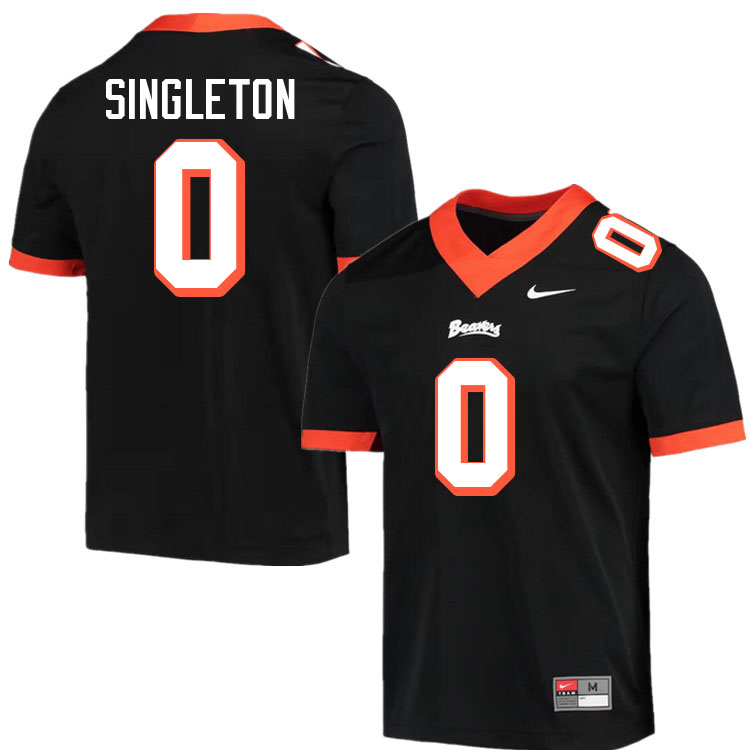 Men #0 Kobe Singleton Oregon State Beavers College Football Jerseys Stitched-Throwback